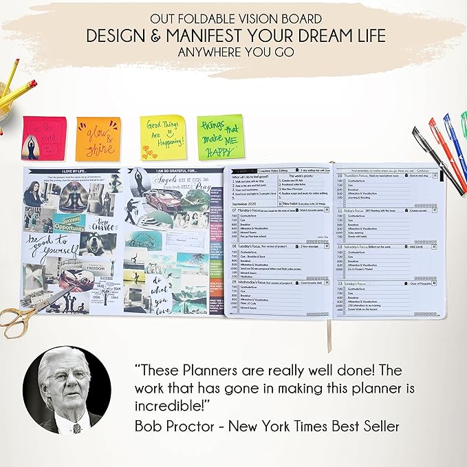 2025-2026 Planner Weekly and Monthly | 16-Month Life Planner to Increase Focus & Productivity | Reduce Overwhelm & Achieve Your Biggest Goals | Include Gift Box & Stickers | Sep 2025-Dec 2026-DeskLoop Office