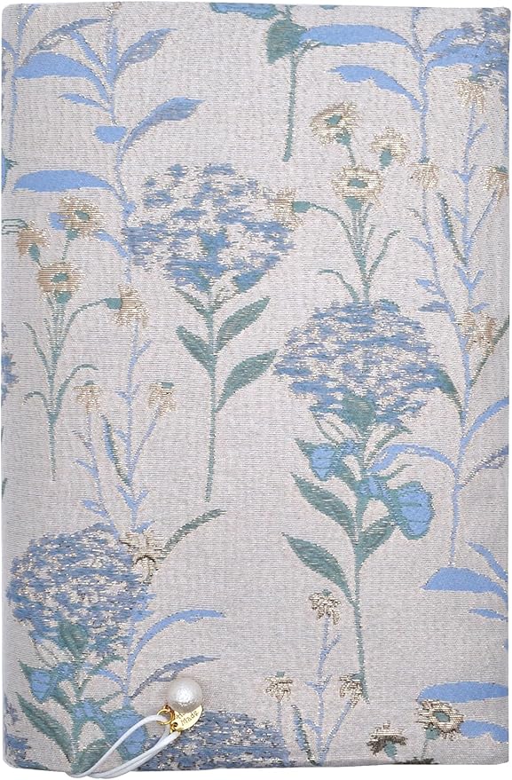 BLBMH Dandelions Book Covers for Paperbacks Adjustable Bookcover Fit for 5.5x8.5 inch Books Softcover Protector for Notebook Book Lovers Gifts - Blue 8.5in-DeskLoop Office