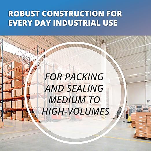 IDL Packaging Electronic Kraft Tape Dispenser for Water-Activated Kraft Gummed Tape with Adjustable Length & Width - Automatic One-Touch Moistening for Secure Box Packing - Secure Carton Sealing-DeskLoop Office