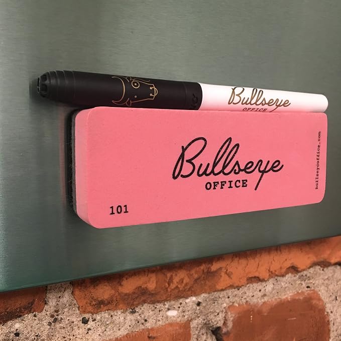 Set of 3 Retro Dry Erase Eraser, Premium Magnetic Whiteboard and Chalkboard - Image 7