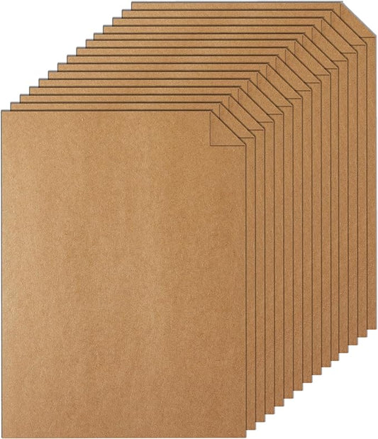 28 Sheets Brown Cardstock 8.5 x 11 Printer Paper, 92lb Heavyweight Paper Card Stock for Greeting Cards, Wrapper, Office, Stationery, Invitations, Certificate-DeskLoop Office