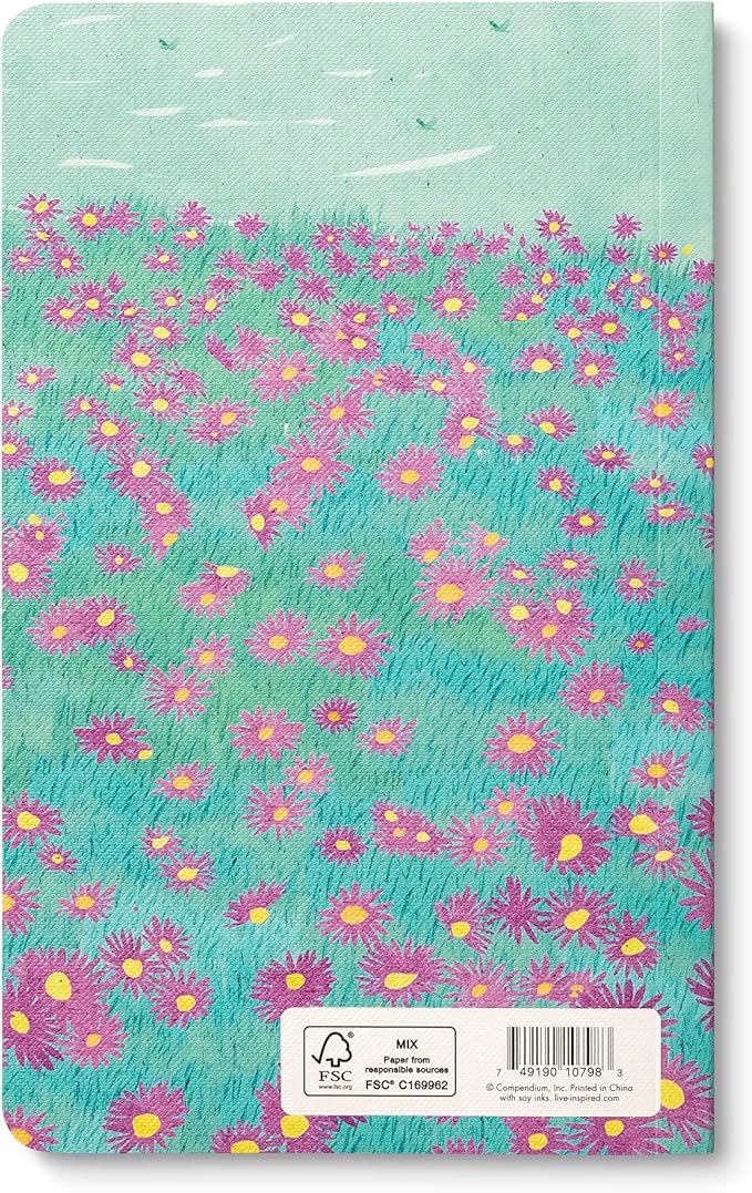 Compendium Softcover Journal - Sometimes the most important thing in a whole day is the rest we take between two deep breaths... – A Write Now Journal with 128 Lined Pages, 5”W x 8”H-DeskLoop Office