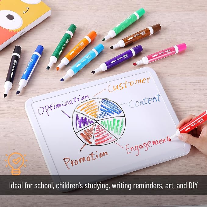 Mr. Pen- Dry Erase Markers, 12 Pack, Low Odor Ink | Chisel Tip, Back to School - Image 6
