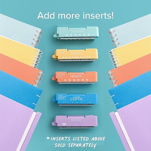 We R Memory Keepers Multi Cinch Kit (2 in 1 Circle & Disc) Book Binding Art Crafts Sewing Scrapbooking Journaling Printmaking Paper Craft Office Home Card Stock DIY Card Making Sticker Machine-DeskLoop Office