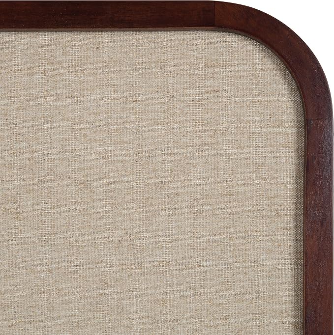 Kate and Laurel Hutton Transitional Pinboard; 20 x 30; Walnut Brown; Radius - Image 7