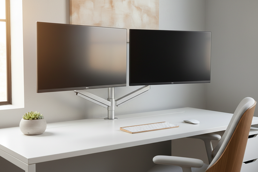 Best Desk Setup for Dual Monitors