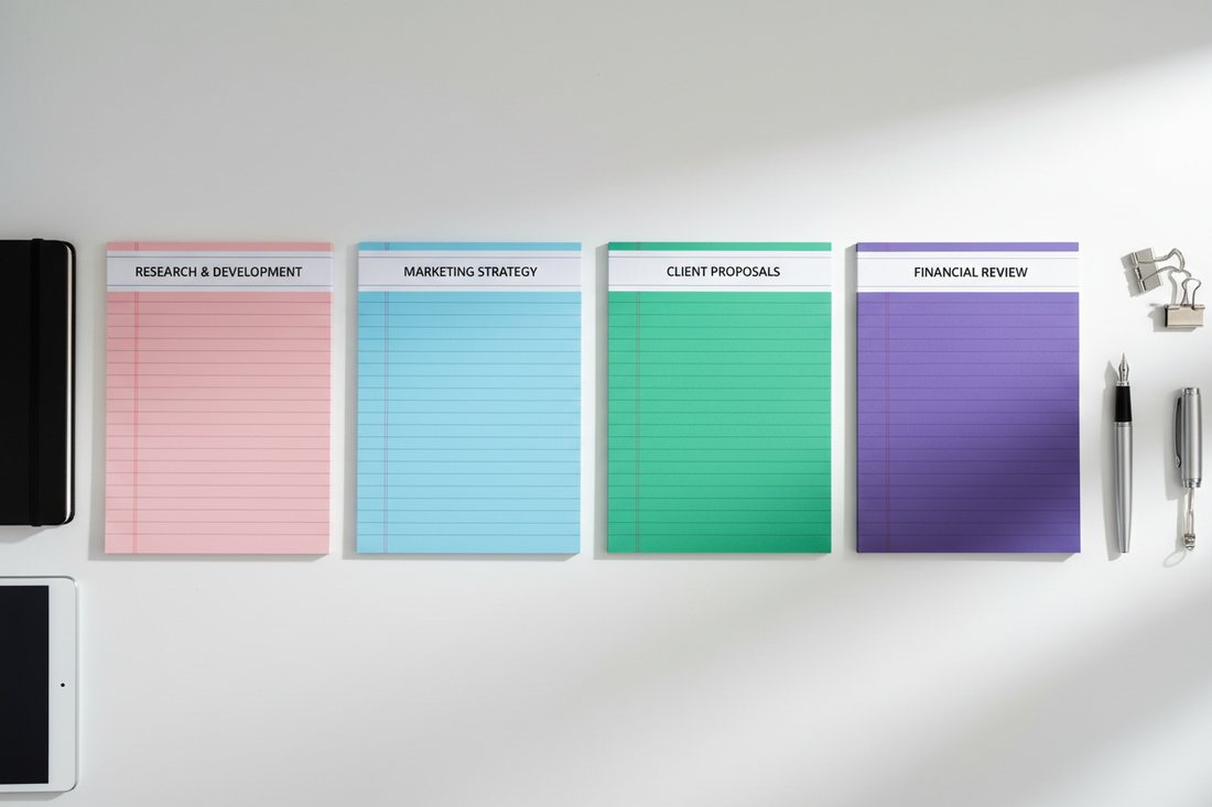 How Color-Coded Notepads Supercharge Project Management