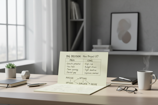 Decision-Making Frameworks on Paper: Structured Approaches to Complex Choices