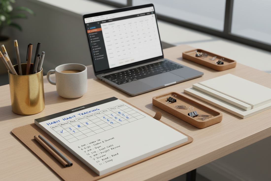 Habit Tracking with Paper: Building Consistency Through Visual Accountability