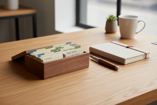 How to Build a Personal Knowledge Base with Index Cards