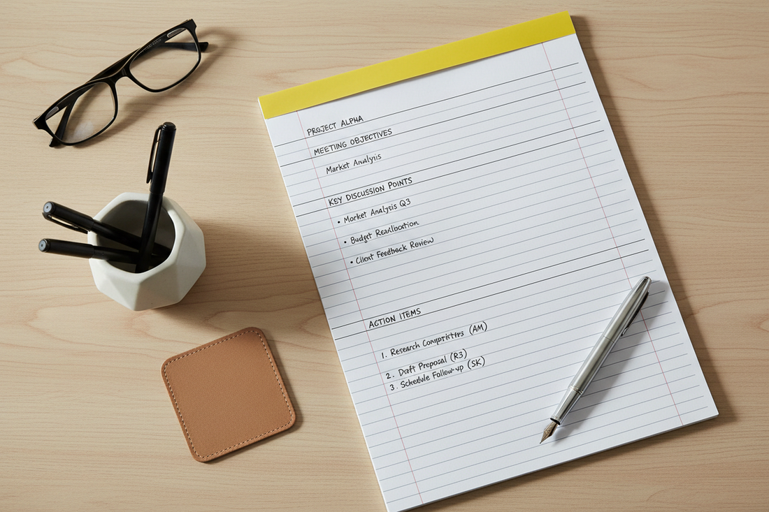 How to Take Notes Like a Consultant: The Structured Capture Method