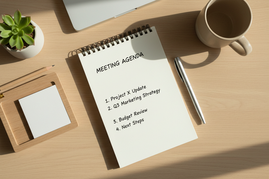 The Pre-Meeting Prep Ritual: How Five Minutes of Paper Planning Changes Every Meeting