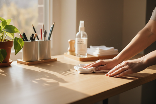 The Art of Desk Maintenance: Cleaning with Mindfulness