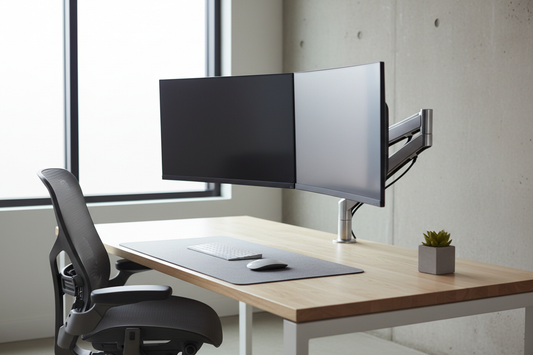 Monitor Arms: Ergonomic Flexibility Meets Minimalist Aesthetics