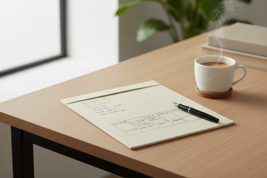 Time Blocking with Paper: Analog Scheduling for Deep Work