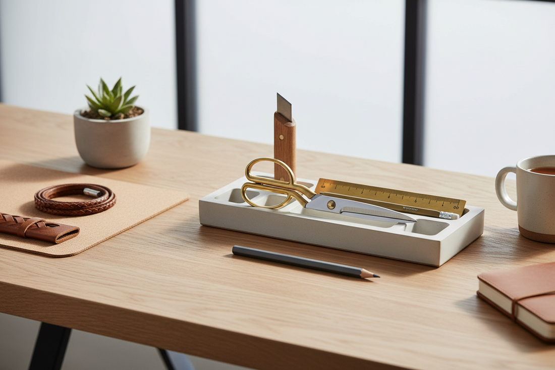 Essential Tool Organization: Scissors, Staplers, and Workspace Utilities