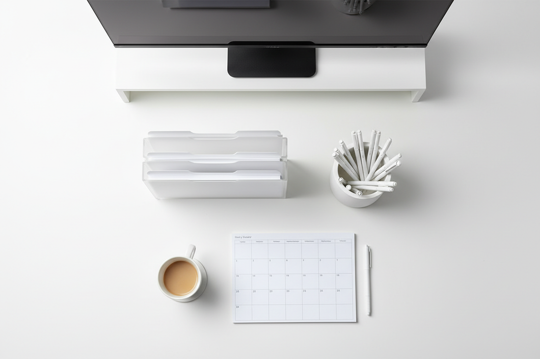 How to Improve Your Workflow with Desk Organization
