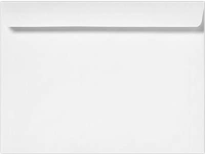 LUXPaper 9 x 12 Booklet Envelopes | Bright White | 24lb. Text | 500 Qty by LUXPaper