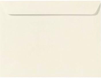 LUXPaper 9 x 12 Booklet Envelopes | Natural Linen | 80lb. Text | 500 Qty - Image 4