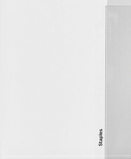 Staples Sheet Protectors, 8.5" x 11", Top‑Loading, 3‑Hole Punched, 2.4 Mil - Image 5