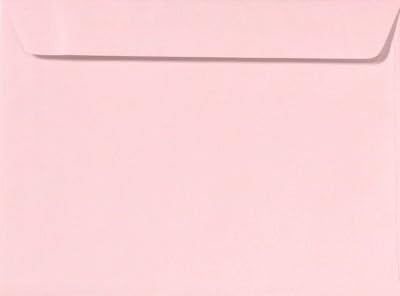 LUXPaper 9 x 12 Booklet Envelopes | Candy Pink | 80lb. Text | 50 Qty by LUXPaper