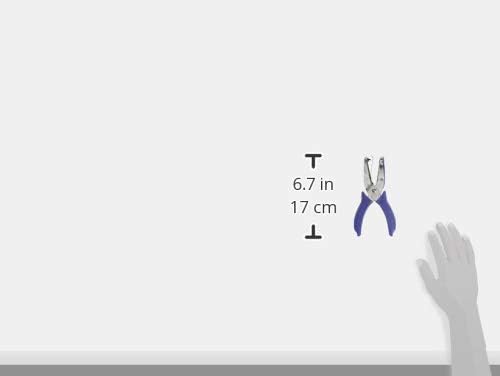 McGill 2" Reach Punchline Hole Punch, 1/8 Inch Round, Chrome/Purple - Image 2