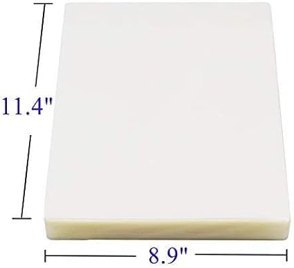 Immuson Thermal Laminating Pouches 8.9 x 11.4, 3Mil Thickness, Crystal Clear Finish, 1500 Pack-DeskLoop Office