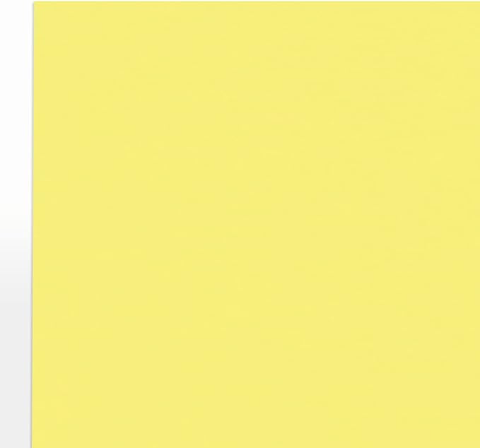 LUXPaper 8.5" x 11" Paper | Letter Size | Pastel Canary Yellow | 60lb. Text | 1 - Image 7