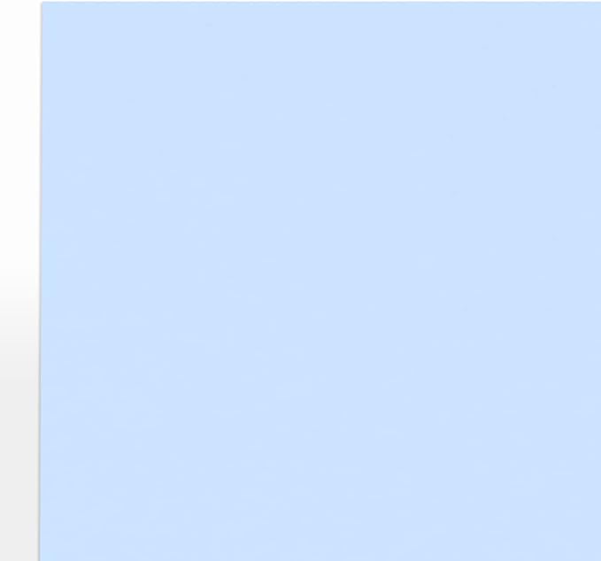 LUXPaper 8.5" x 11" Paper | Letter Size | Baby Blue | 80lb. Text | 50 Qty - Image 7