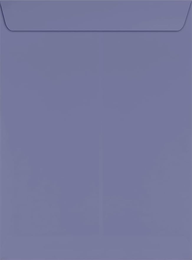 LUXPaper 9 x 12 Open End Envelopes | Peel & Press | Wisteria Purple | 80lb. - Image 2