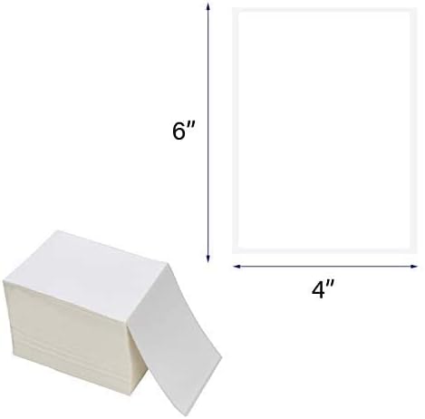 OausTect 4x6 Shipping Label 4000 Fanfold Labels - Image 3