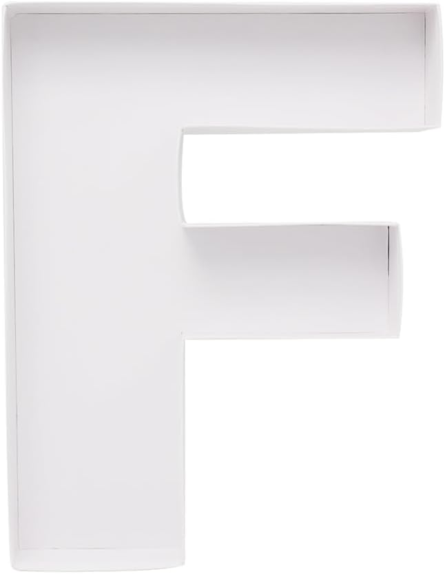 Cardboard Letter Fillable Charcuterie Board Candy Food Tray, 12.2 inch by Dylcypheria