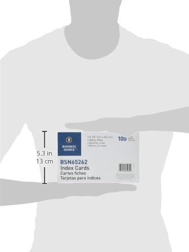 Business Source 65262 Index Cards, 5-Inch x8-Inch - Image 4
