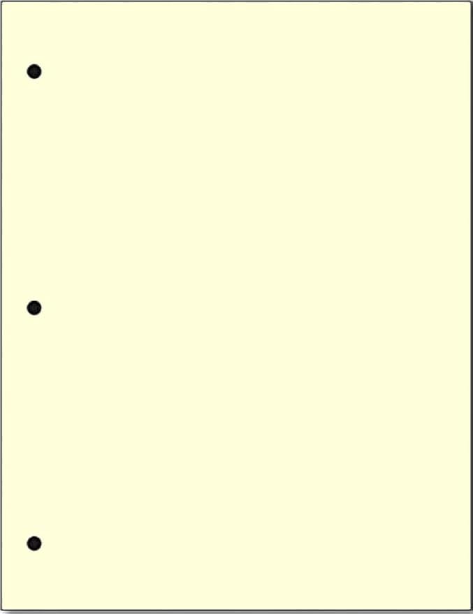 Copy And Printing Color Paper, 20 Lb. 3 Hole Punch 500 Sheets Per Ream. - Image 4