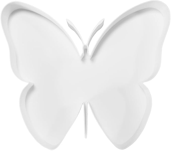 Plastic Fillable Butterfly Shape Charcuterie Box, 10in Reusable Alphabet Shaped by ANNJINT