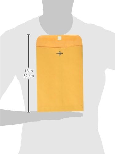 Quality Park Gummed Kraft Clasp Envelopes, 7.5 x 10.5, Box of 100, Light Brown - Image 6