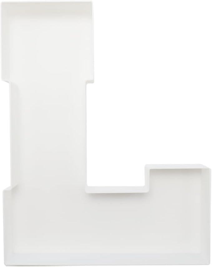 Plastic Fillable Letter Charcuterie Box, 10in Reusable Alphabet Shaped Tray - Image 4