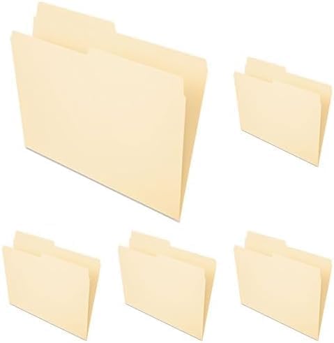 Pendaflex File Folders, Letter Size, 1/2 Cut by TOPSProducts