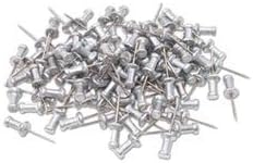Push Pins, Steel Aluminum Head Push Pins by Klingy