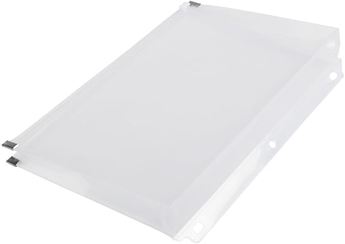 JAM PAPER Plastic 3 Hole Punch Binder Envelopes - Image 3