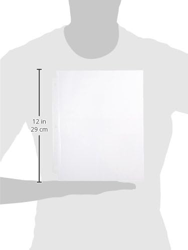 Avery Clear Standard Weight Sheet Protectors, 8.5" x 11", Top Load, 500 Total - Image 3