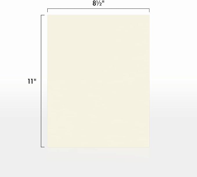 LUXPaper 8.5" x 11" Classic Crest Paper | Letter Size | Natural White | 70lb. - Image 2