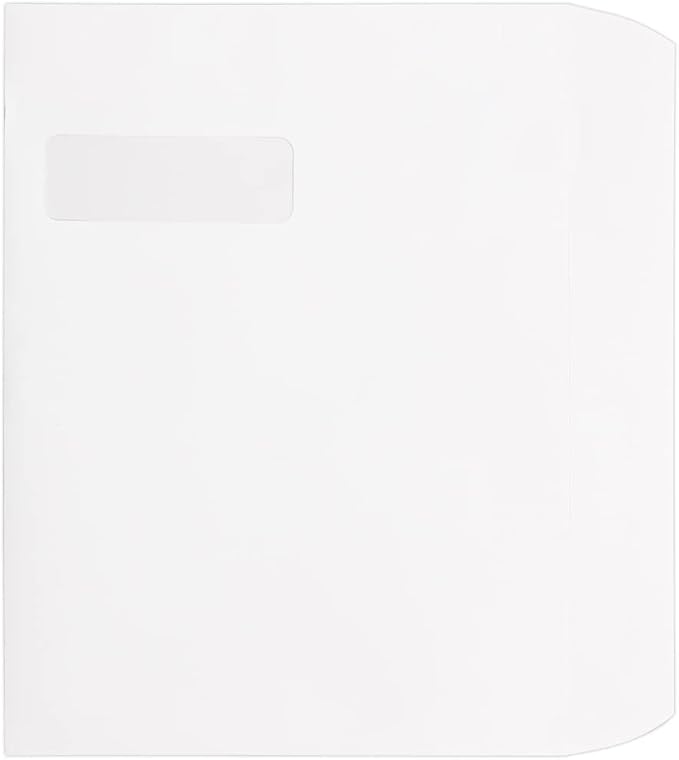 LUXPaper 9 x 12 Booklet Window Envelopes | Bright White | 28lb. Text | 1 - Image 3