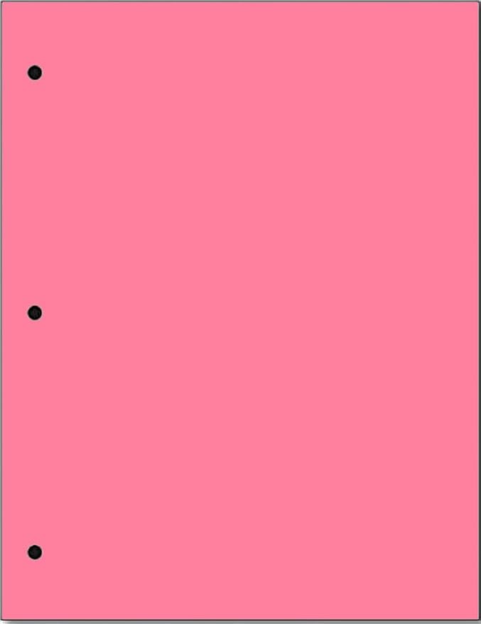 Copy And Printing Color Paper, 20 Lb. 3 Hole Punch 500 Sheets Per Ream. by Limited+Papers