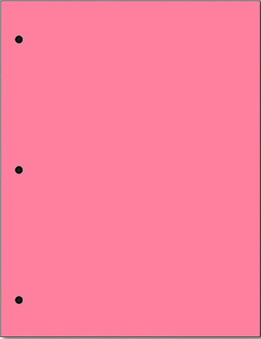 Copy And Printing Color Paper, 20 Lb. 3 Hole Punch 500 Sheets Per Ream. by Limited+Papers