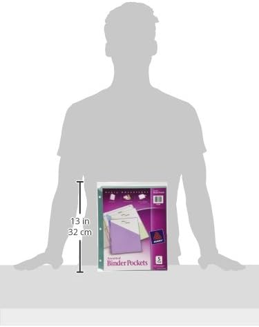 Avery Binder Pockets, 8.5" x 11", 5 Slash Jackets - Image 8