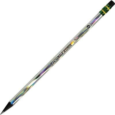Ticonderoga Noir Black Wood-Cased #2 Pencils, Holographic Design - Image 4