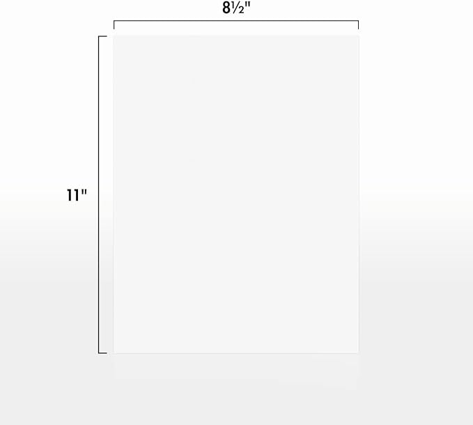 LUXPaper 8.5" x 11" Classic Crest Paper | Letter Size | Brilliant White | 70lb. - Image 2
