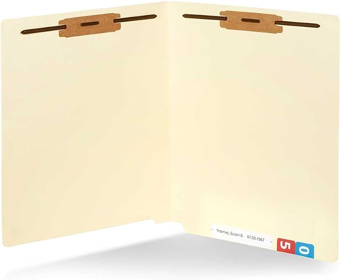 Blue Summit Supplies 100 Manila Fastener File Folders - Image 3
