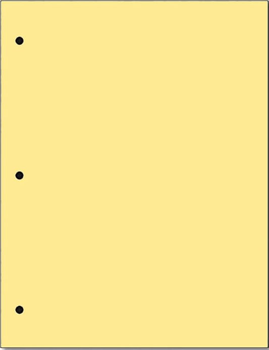 Copy And Printing Color Paper, 20 Lb. 3 Hole Punch 500 Sheets Per Ream. by Limited+Papers